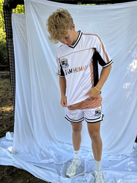 I AM HUMAN JERSEY SHORT